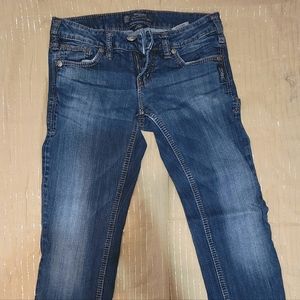 Silver w26 l31 aiko skinny jeans